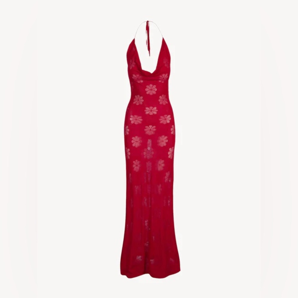 Asta Resort Klara Maxi Dress in Rossa Red